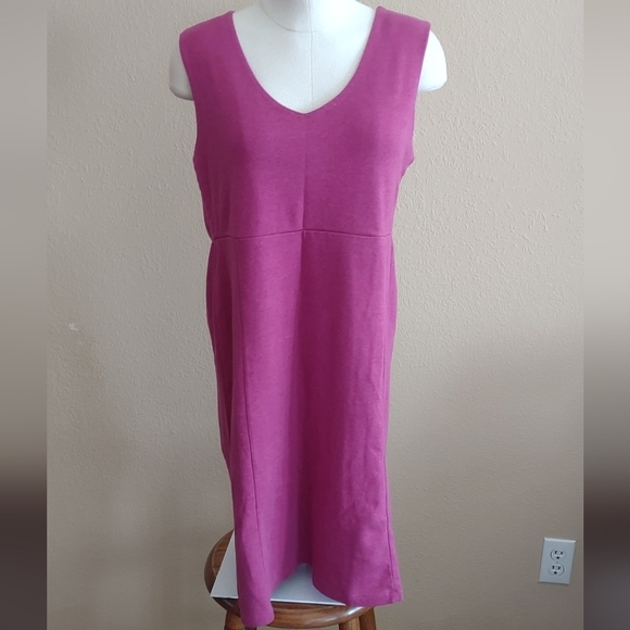 Horny Toad Fuchsia Pink Exercise Dress Size L - Picture 1 of 7